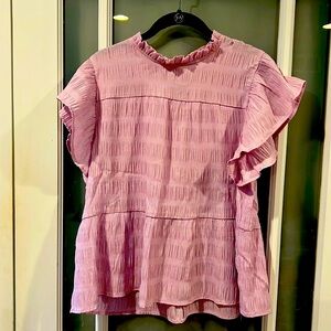 THML women’s short sleeve blouse, medium